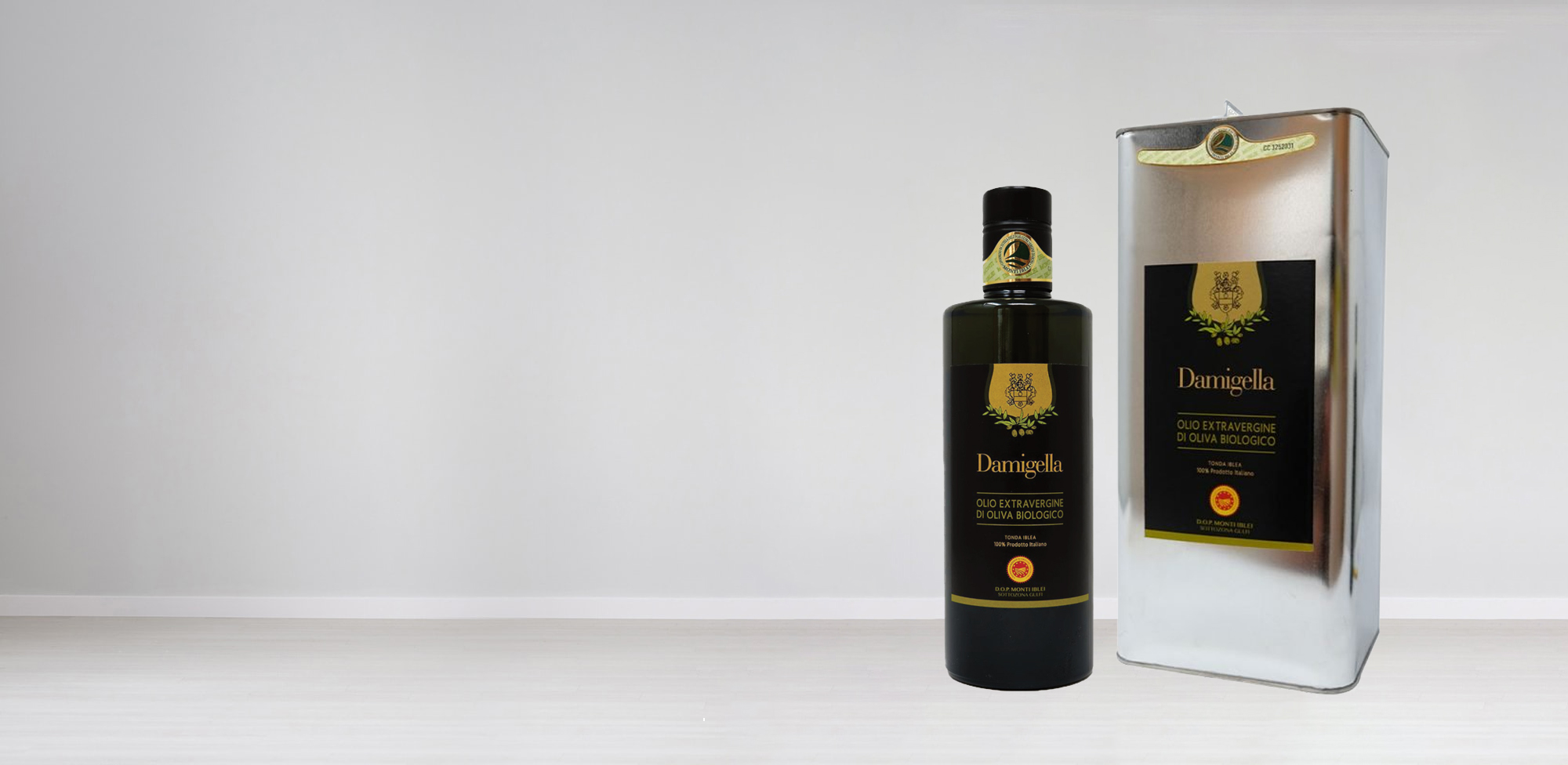 Damigella Olive Oils Banner